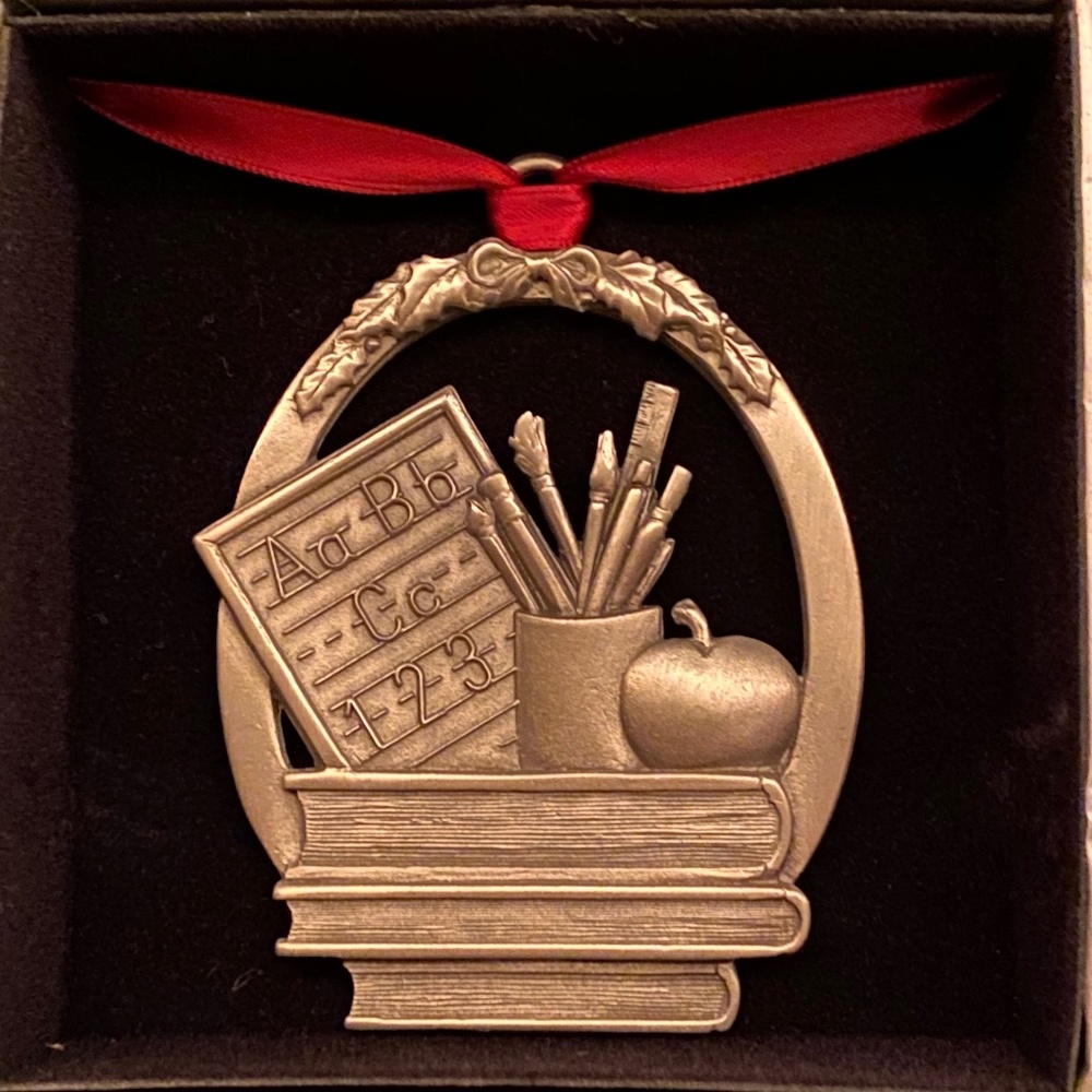 Hampshire Pewter Teacher Ornament